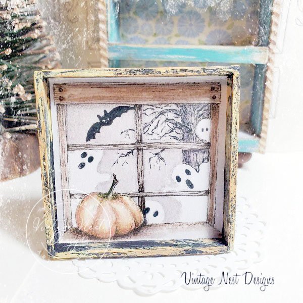 Halloween Ghosts No.1:1 Dollhouse Miniature Handmade image 3
