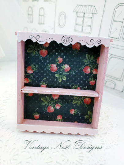 Cabinet Shelf No.105 Dollhouse Miniature Handmade image 4