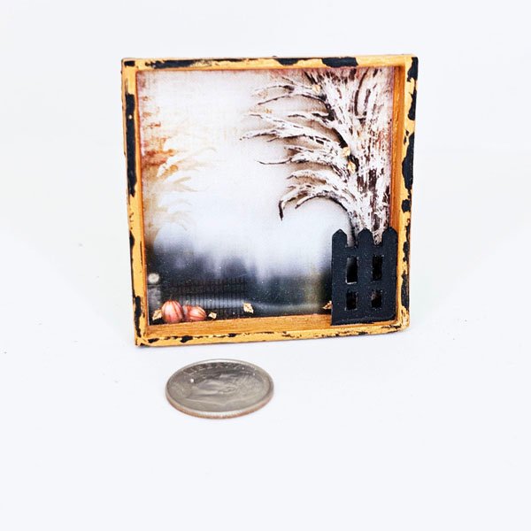 Spooky Nights No.1:1 Dollhouse Miniature Handmade image 0