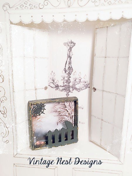Spooky Nights No.1:2 Dollhouse Miniature Handmade image 2