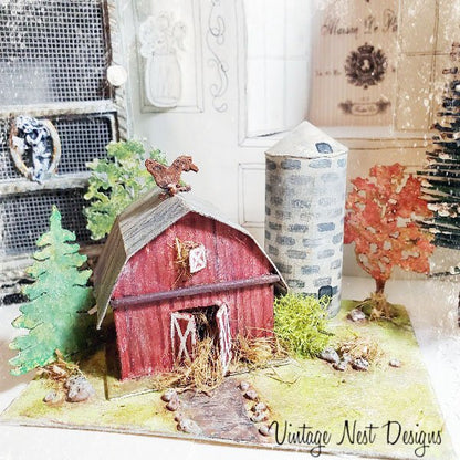 Barn No.1 Handmade Miniature image 1