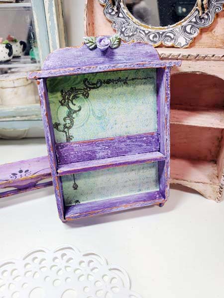 Cabinet Shelf No.102 Dollhouse Miniature Handmade image 1