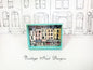 Paris Shopping in the City No.1:3 Dollhouse Miniature Handmade Wooden Framed Art image 0
