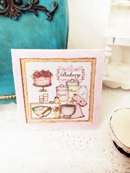 Bakery Pink Mixer No.1:5 Dollhouse Miniature Handmade image 8