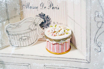 Box No.45 Dollhouse Miniature Handmade image 3