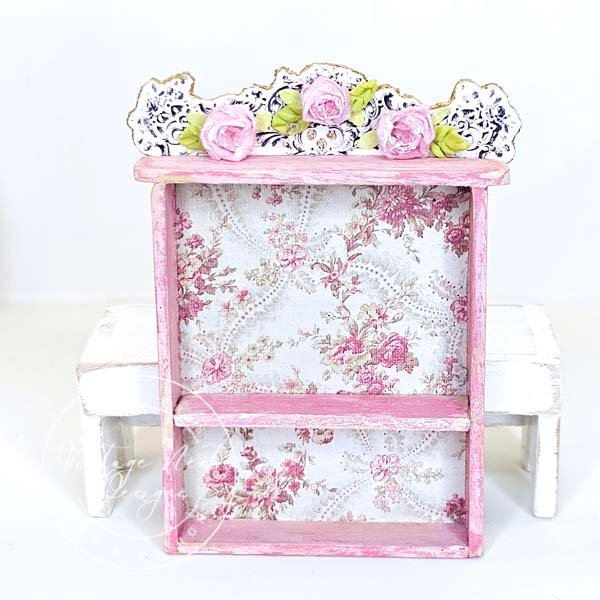 Cabinet Shelf No.112 Dollhouse Miniature Handmade image 0