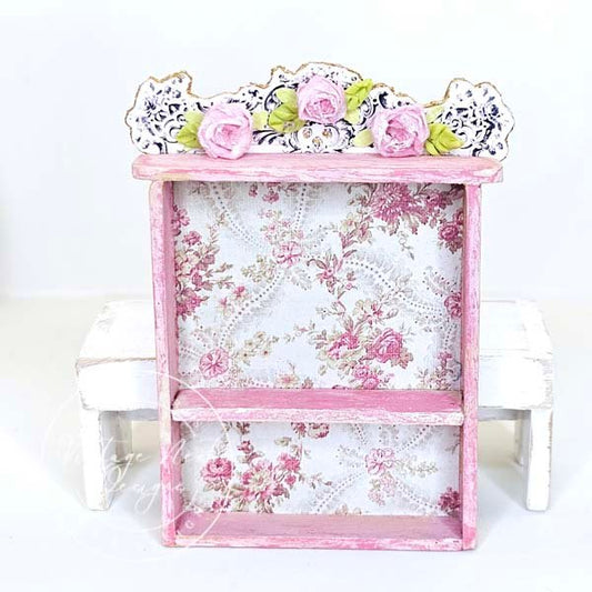 Cabinet Shelf No.112 Dollhouse Miniature Handmade image 0