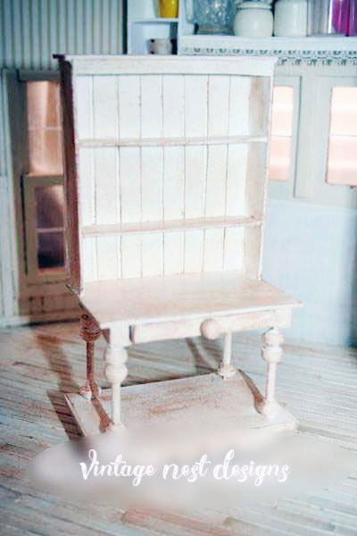 Cabinet No.1 Dollhouse Miniature Handmade image 2