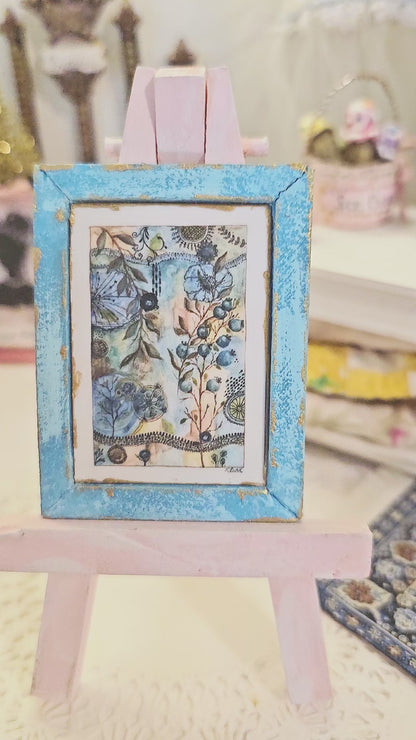 Miniature Contemporary Art No.1:1 Handmade for Dollhouse