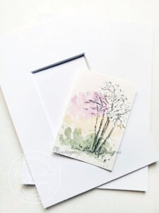 Trees No.1 Fine Art Original Watercolor Painting